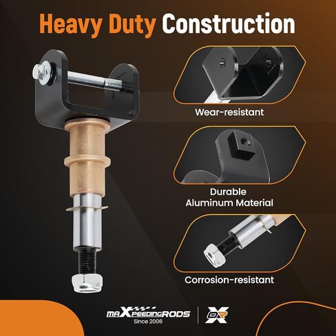 maxpeedingrods Front End King Pin Kit لنادي السيارات السابقة 2004-up عربات الغولف الكهربائية بالغاز، طقم إصلاح Pin King للواجهة الأمامية، OEM # 102287201 103638601 103638801 in Kuwait
