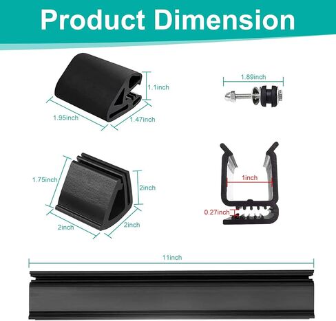 مجموعة مشابك الزجاج الأمامي لعربة الجولف لسيارة النادي السابقة تناسب أنبوب 1 × 1 بوصة OEM#101444101،102005801 تتضمن مشابك وشاح الزجاج الأمامي مقاس 12.6 بوصة، ومشابك تثبيت الزجاج الأمامي، وأسفل الزجاج الأمامي in Kuwait