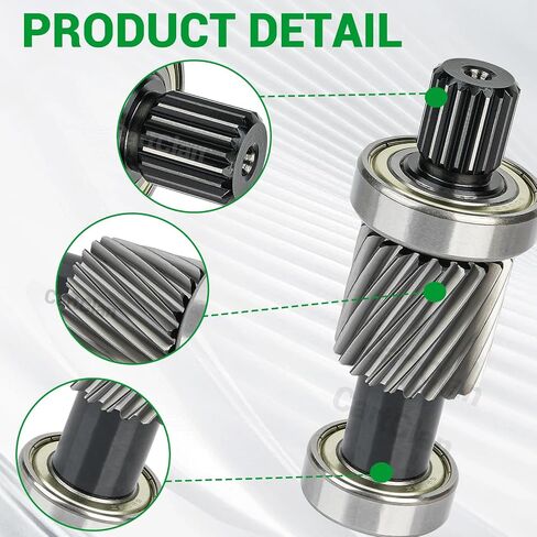 EZGO TXT Input Shaft Kit, Golf Cart Input Shaft Kit Include O-Ring Seal, Clasp Spring Suitable for 1994-Up EZGO TXT Electric and 1988-1990 EZGO Marathon Golf Carts, OEM# 26926G01, 612556 in Kuwait