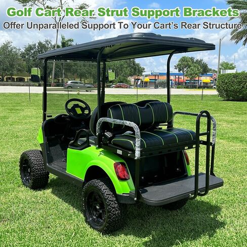 دعامات دعم خلفية لعربة الجولف شديدة التحمل 10L0L لسقف EZGO RXV الطويل (يناسب الموديلات العلوية الطويلة مقاس 88 بوصة فقط)، دعامة دعامة خلفية متينة وأداء طويل الأمد in Kuwait