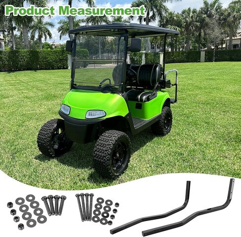 دعامات دعم خلفية لعربة الجولف شديدة التحمل 10L0L لسقف EZGO RXV الطويل (يناسب الموديلات العلوية الطويلة مقاس 88 بوصة فقط)، دعامة دعامة خلفية متينة وأداء طويل الأمد in Kuwait