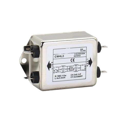CW4L2-20A-T EMI Power Filter Single Phase 6A 10A 20A AC 115V/250V 20A 50/60Hz(CW4L2-20A-T) in Kuwait