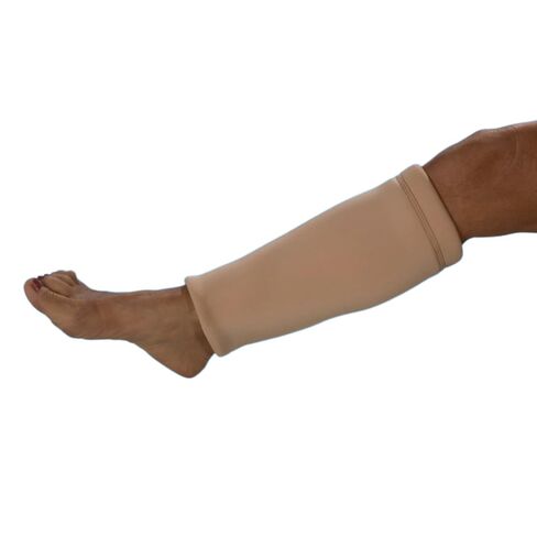 DermaSaver Shin Tube ST1350M, Protective Leg Sleeve for Skin Tear & Pressure Relief, Breathable, Soft & Comfortable, Medium (12-15") in Kuwait