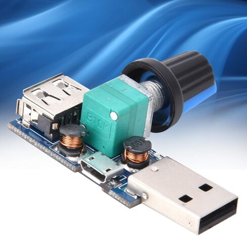 4Pcs USB Fan Stepless Speed Controller - DC 5V Mini USB Fan Stepless Governor 5W in Kuwait