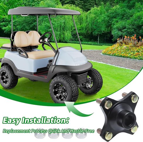 مجموعة محور العجلة الخلفية لعربة الجولف 10L0L متوافقة مع سيارة النادي السابقة، Carryall، محرك EX40 2015-2019 موديلات عربة الجولف، OEM# 103995001، 1039950-01 in Kuwait