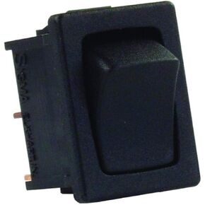 JR Products 12815 Black SPST Mini Mom-On/Off Switch