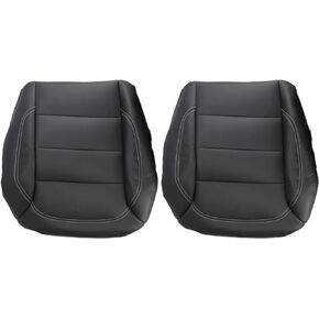 AUTOKAY Driver & Passenger Bottom Seat Cover Fits for Mercedes Benz ML350 2012-2015 - Black