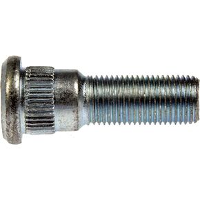 1/2-20 Serrated Wheel Stud - .668 In. Knurl, 1-3/4 In. Length