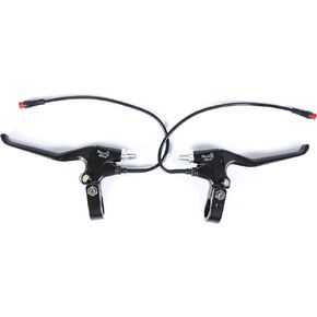 EBIKELING 1 Pair Left & Right Waterproof Electronic Brake Lever Set for Electric Bicycle, Handle Grip Brake Accessory for e Bike, Long Use Bike Brakes