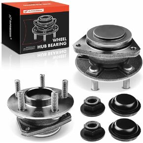 A-Premium 2 x Front Wheel Bearing and Hub Assembly with 5-Lug Compatible with Dodge Charger 2012-2022, Challenger 2012-2022, Chrysler 300 2012-2022, RWD Only