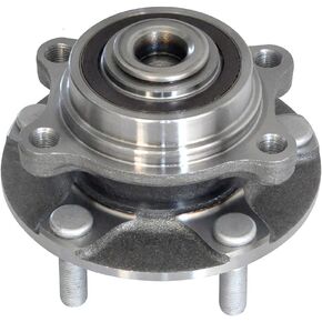 MAYASAF 513268 Front Wheel Hub Bearing Assembly 5 Lugs w/ABS Fit 2003-07 Infiniti G35 RWD Only, 2003-09 Nissan 350Z