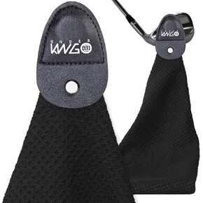 منشفة جولف قوية مغناطيسية من الألياف الدقيقة متعددة الأغراض للعناية بكرات الجولف والنوادي، هدية رائعة للاعبي الجولف! in Kuwait