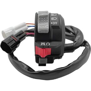 M MATI Left Handlebar Control Engine Start Run Off Headlight Switch for Yamaha ATV Raptor 700 YFM 700 YFZ450R YFZ450X Kodiak 450 700 1S3-83973-11-00
