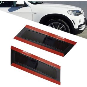 Compatible with 2007 2008 2009 2010 BMW E70 X5 Pre-LCI Front Bumper Side Marker Lights Reflector(Amber Lens)