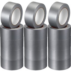 8 Rolls Duct Tape, 30 Yards x 1.88 Inch Heavy Duty Duct Tape Waterproof Duct Tape Flexible Tear by Hand Bulk for Home Use Strong Industrial Tape No Residue