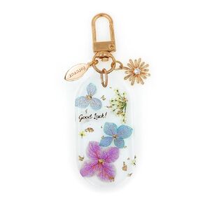 Pressed Flower Keychain for Women, Cute Real Dry Flower Car Keyring, Backpack Tag, Handmade Flower Tag for Birthday Bridesmaid Gifts