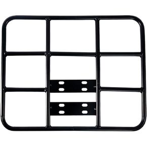 Food Delivery Box Rack Rear Grille,Electric Bicycle Delivery Box Rack Rear Grille 80kg Loading Seamless Steel Tube Universal for Motorcycle(Guardrail (inner diameter 45/35))