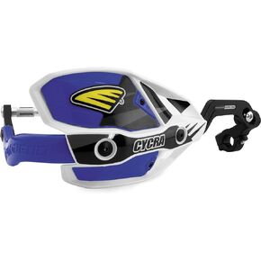 Cycra 1CYC-7408-62X Ultra ProBend CRM Handguards - 1-1/8in. Clamp - White/Blue/Blue