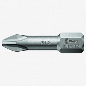 WERA 05056505001 851/1 TZ bits, PH 1 x 25 mm
