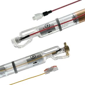 ANKZONE 40W CO2 Laser Tube for Laser Engraving and Cutting Machine D50 720mm Prewired Cables Quick Interface