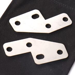 Harley Touring H1730- Stainless Bagger FL Rear Fender Grab Bar Eliminator Brackets Compatible