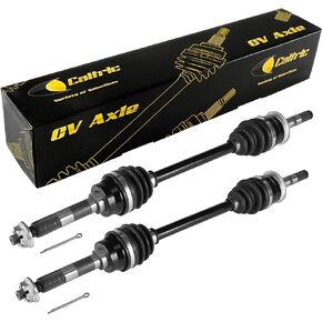 Caltric Front Left And Right Complete Cv Joint Axles Compatible with Kawasaki Mule 3010 Kaf620E Kaf620H 4X4 2001-2008