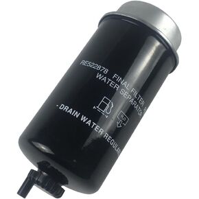 TMLGB (2-Pack) RE522878 Spin-on Fuel Filter Compatible with John Deere 1110D 120D 1210E 1510E 1070E 1470 Engine。