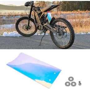 URLWALL Mud Flap حاجز خلفي لـ Sur Ron/Segway، واقي الطين ممتص الصدمات الخلفي، غطاء غبار ممتص للصدمات الخلفي، واقي واقيات الطين من الصدمات الخلفية لـ Light Bee X/S Segway X160 X260 (أرجواني)