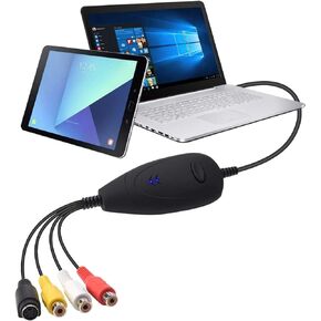 بطاقة التقاط، أجهزة بطاقة التقاط فيديو USB، محول VCR VHS TV إلى DVD، تحرير ورقمنة الفيديو التناظري لنظام التشغيل Windows فقط in Kuwait