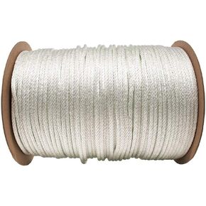 Golberg Diamond Braid Nylon Rope – 100% Nylon Utility Cord – Ideal for Camping, Outdoors, Boating, and Everyday Use – Made in The USA (3/16 inch x 100 Feet)