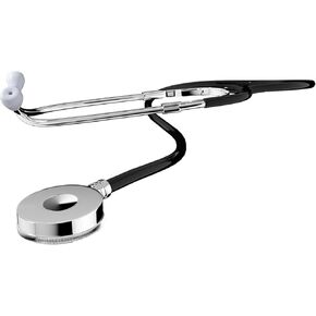 سماعة طبية كلاسيكية خفيفة الوزن للممرضات والطبيب برأس واحد للممرضات، وطالب EMT، والأطفال، للاستخدام الطبي والمنزلي، أنبوب أسود in Kuwait