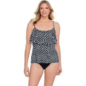 Penbrooke 2023 Cruise Shape Solver Women's Mastectomy Spots Single Tier Soft Cup Tankini Top Separate