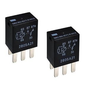 Relay G8V-RH-1C7T-R-DC12 (Set of 2) 12VDC 20A 5 Pins High-Performance Automotive Relay, Automotive Replacement Electrical System Relays Fuel Pump Relay - Compatible for GM Vehicles