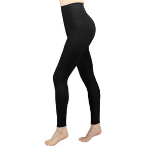 Compression Pantyhose for Women, 20-30 mmHg Footless Medical Compression Stockings, Waist High Opaque Graduated Support Compression Hose Tights for Edema, Varicose Veins, Swelling