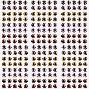 VATEICO 4D Fishing Lure Eyes,240pcs Fishing Eyes for Lure Bait Lifelike Realistic Holographic Fake Eyes for Fly Tying Lure DIY Lure Tool 3mm/4mm/5mm/6mm