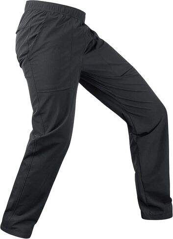 LE VONFORT Men's Stretch Hiking Pants Lightweight Quick Dry Running Athletic Active Jogger Pant in Saudi Arabia