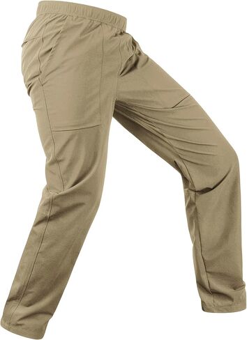LE VONFORT Men's Stretch Hiking Pants Lightweight Quick Dry Running Athletic Active Jogger Pant in Saudi Arabia