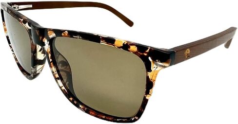 Premium Wood Polarized Sunglasses 100% UV Protection - Mountain Edition in Saudi Arabia