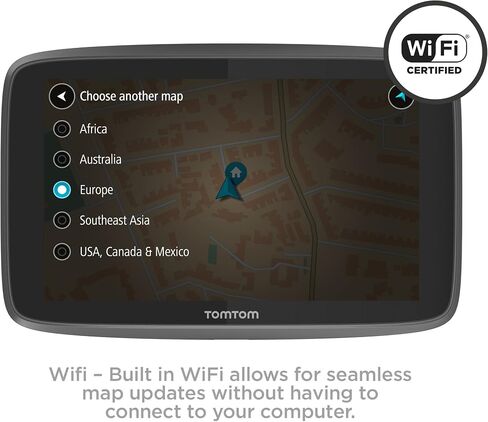 TomTom Go 620 With Wifi - Lifetime World Maps, Traffic, Handsfree in Saudi Arabia