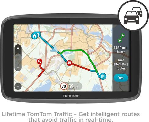 TomTom Go 620 With Wifi - Lifetime World Maps, Traffic, Handsfree in Saudi Arabia