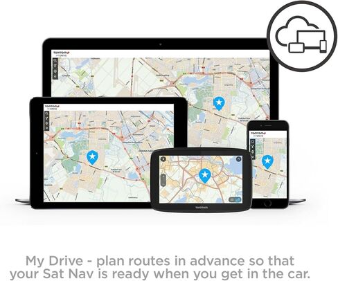TomTom Go 620 With Wifi - Lifetime World Maps, Traffic, Handsfree in Saudi Arabia