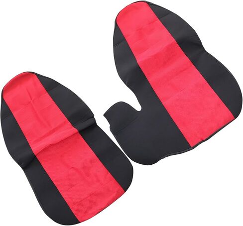 GXARTS قطعتان 60/40 غطاء مقعد خلفي مرتفع باللونين الأسود والأحمر متوافق مع Ford Ranger XLT Front 1998 1999 2000 2001 2002 2003 (بدون غطاء وحدة التحكم) in Kuwait