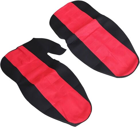 GXARTS قطعتان 60/40 غطاء مقعد خلفي مرتفع باللونين الأسود والأحمر متوافق مع Ford Ranger XLT Front 1998 1999 2000 2001 2002 2003 (بدون غطاء وحدة التحكم) in Kuwait