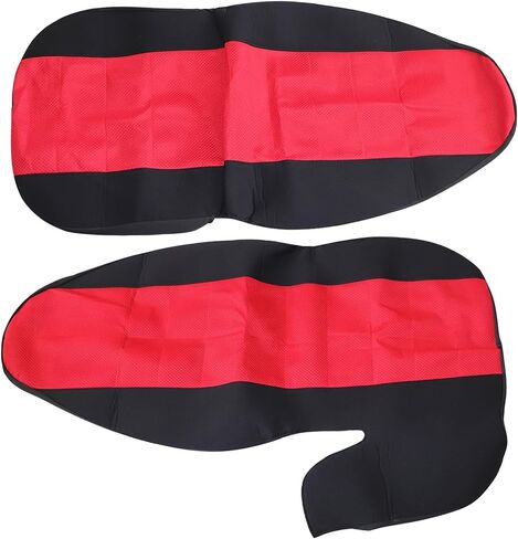 GXARTS قطعتان 60/40 غطاء مقعد خلفي مرتفع باللونين الأسود والأحمر متوافق مع Ford Ranger XLT Front 1998 1999 2000 2001 2002 2003 (بدون غطاء وحدة التحكم) in Kuwait