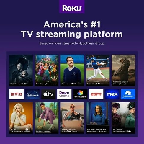 جهاز البث Roku Express HD مع كابل HDMI عالي السرعة، وجهاز تحكم عن بعد قياسي (بدون أدوات تحكم في التلفزيون) وواي فاي سريع، يتضمن حقيبة in Kuwait
