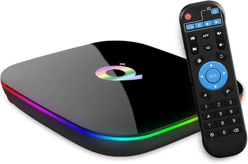 Android TV Box 9.0، TUREWELL Allwinner H616 رباعي النواة 4 جيجا رام 64 جيجا ROM Q Plus Android TV Box يدعم 3D 6K HD H.265 2.4 جيجا هرتز واي فاي إيثرنت HD DLNA USB 3.0 in Kuwait