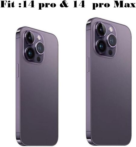 بديل زجاجي للكاميرا الخلفية من EGEN لهاتف iPhone 14 Pro Max و14 Pro مع لاصق مثبت مسبقًا + أدوات إصلاح in Kuwait