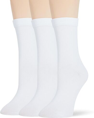 Bzoinien Thin Crew Socks for Women, Soft Cotton High Calf Boot Sock, Ladies Tall Socks Long Sock for Trouser, Dress, Business in Saudi Arabia