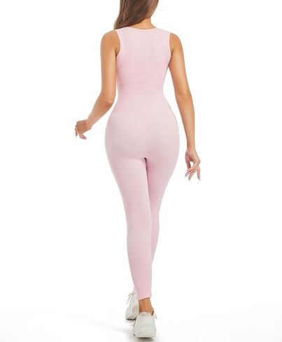 Sliot Unitard Jumpsuits for Women Tummy Control Long Bodysuits for Women Full Length Yoga Full Body Suit Compression Jumpsuit in Saudi Arabia