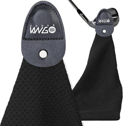 منشفة جولف قوية مغناطيسية من الألياف الدقيقة متعددة الأغراض للعناية بكرات الجولف والنوادي، هدية رائعة للاعبي الجولف! in Kuwait